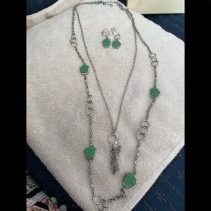 Necklace and earring set